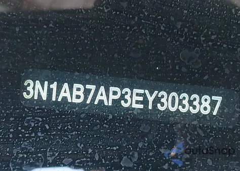 2014 Nissan Sentra S из США, поврежденный, VIN 3N1AB7AP3EY303387